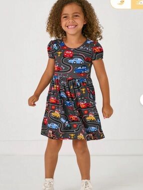 Little Sleepies Disney Cars Dress 4T